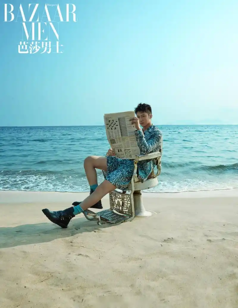 黄景瑜 《芭莎男士》四月刊封面大片,属于你的飞驰之旅[大侦探皮卡丘