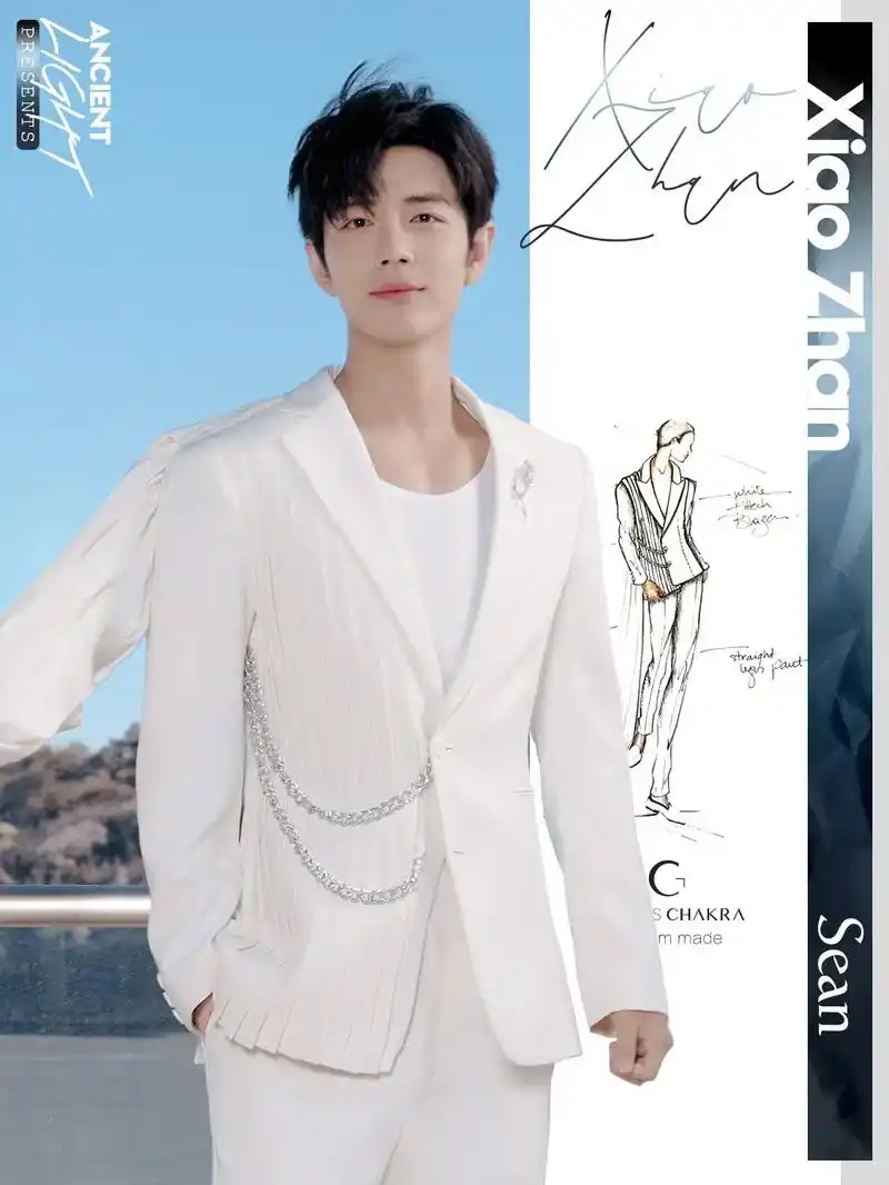 肖战|披风小王子,这该sǐ的治愈系少年感.肖战一袭白色披风式 - 抖音