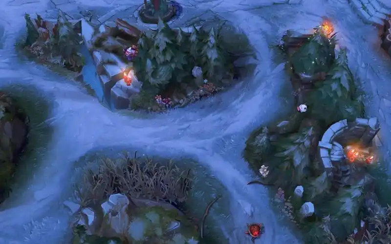 lol冰雪召唤师峡谷欣赏~~~_哔哩哔哩_bilibili