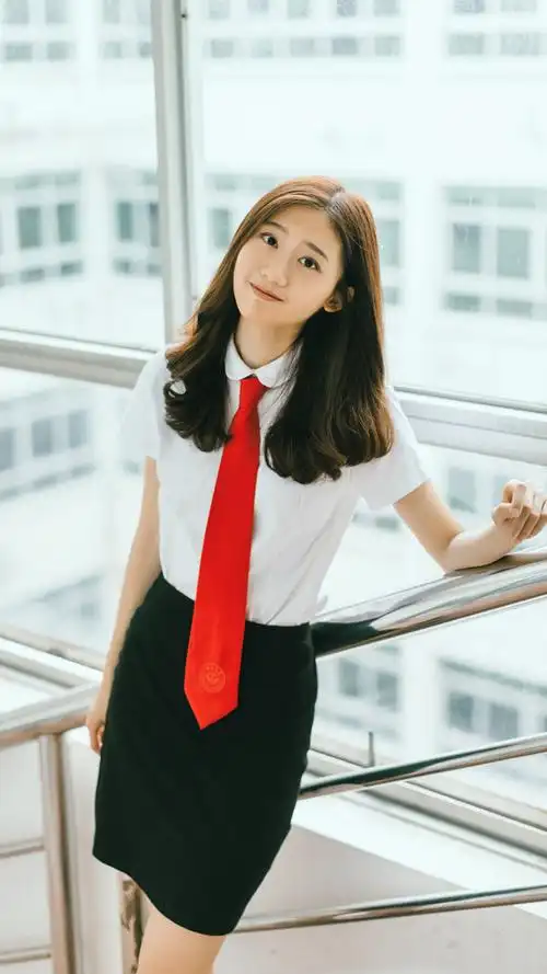 清纯美女学生制服写真图片手机壁纸