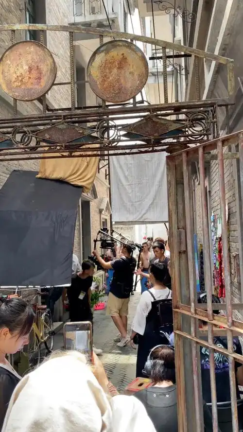 剧组拍戏现场