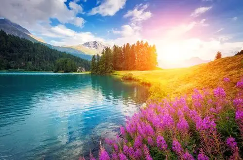 唯美的山水景色高清图片