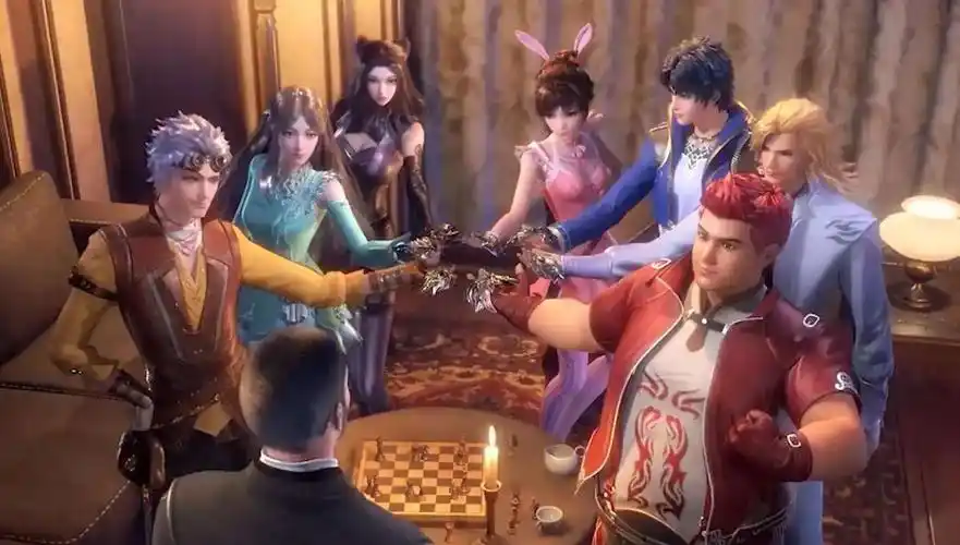 斗罗大陆壁纸史莱克七怪合照超清4k图片