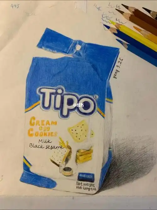 彩铅  #零食  tipo这个蓝色包装的和绿色榴莲味的绝了  919991