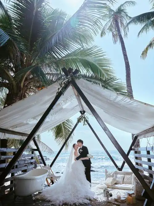 花600077拍的三亚婚纱照你看值吗