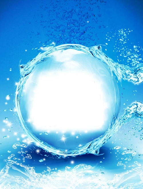 化妆品补水海报背景素材