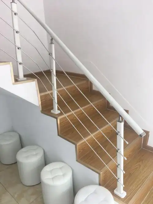 楼梯扶手护栏栏杆家用简约现代室内围栏实木pvc阳台别墅复式立柱 以上