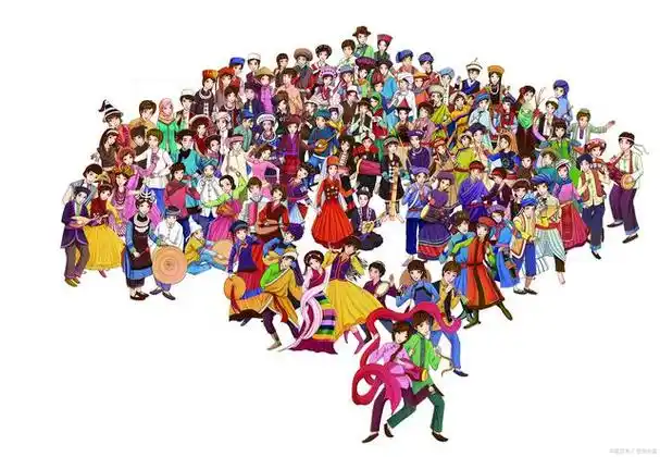 中国是一个多民族的国家,经过官方调查统计正式确认的民族有56个,其中