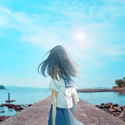 女生背影图片头像