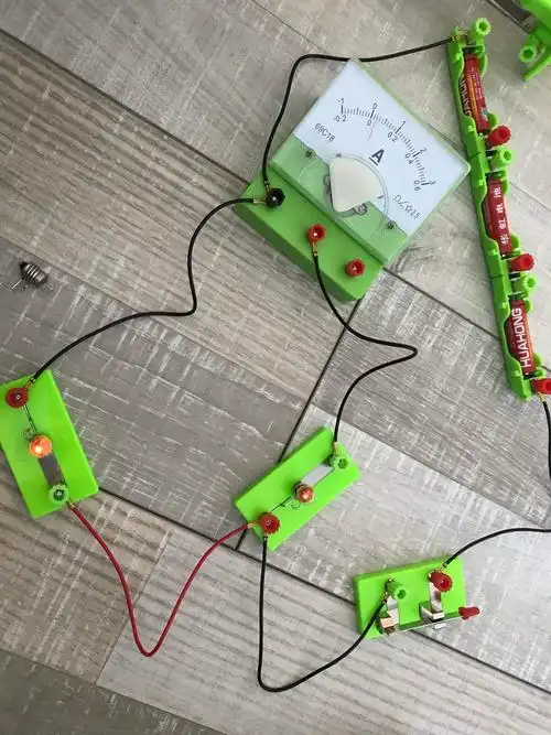 物理实验实物加电路图