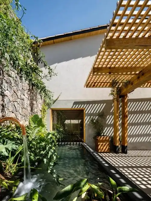 景观静态水景人工生态池