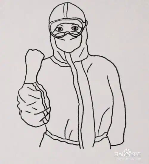 白衣天使戴口罩的医生简笔画步骤医生简笔画图片画法医生怎么画医生简