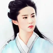 古装明星刘亦菲彩铅画图片 超美仙女刘亦菲彩铅手绘教程 刘亦菲怎么画