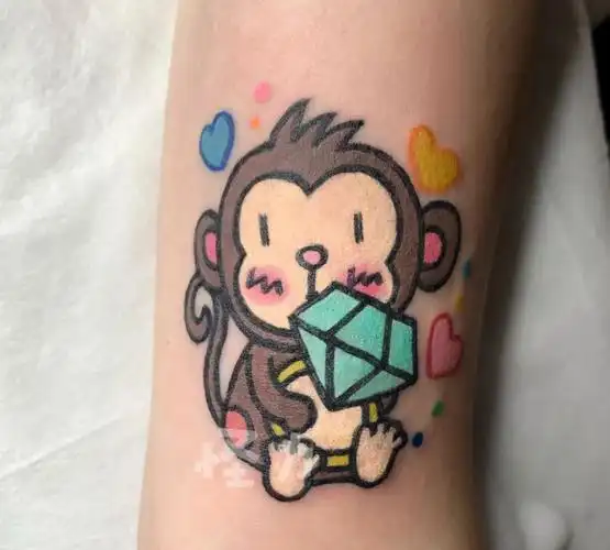 最新猴子纹身图案合集超萌的猴子纹身设计