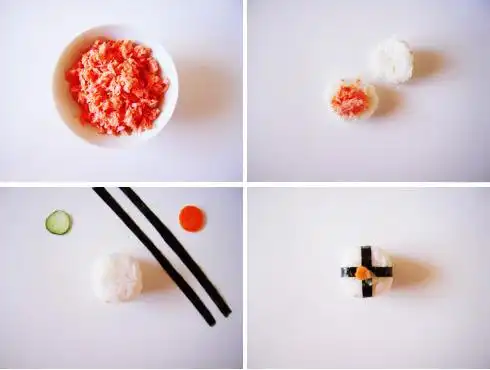 花式饭团的做法