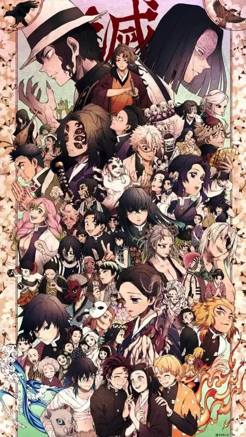 集体大合照鬼灭之刃
