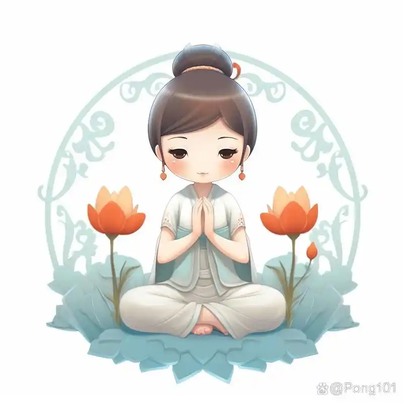 好运莲莲|可爱佛系头像