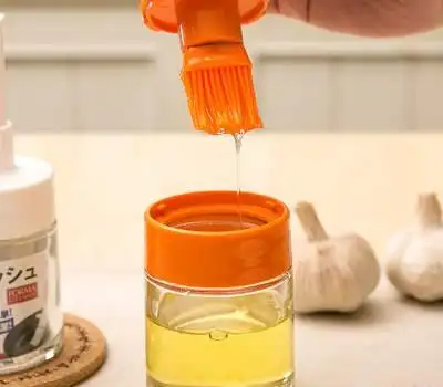 日本asvel硅胶油刷耐高温厨房烧烤刷食品小刷子抹油刷食用油刷烘