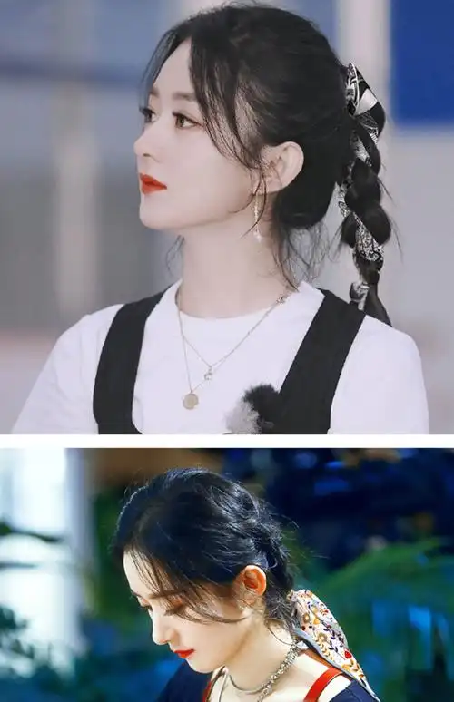 薄款超仙丝巾发带头饰女绑发法式编发丝带发饰飘带赵丽颖同款花海湛蓝