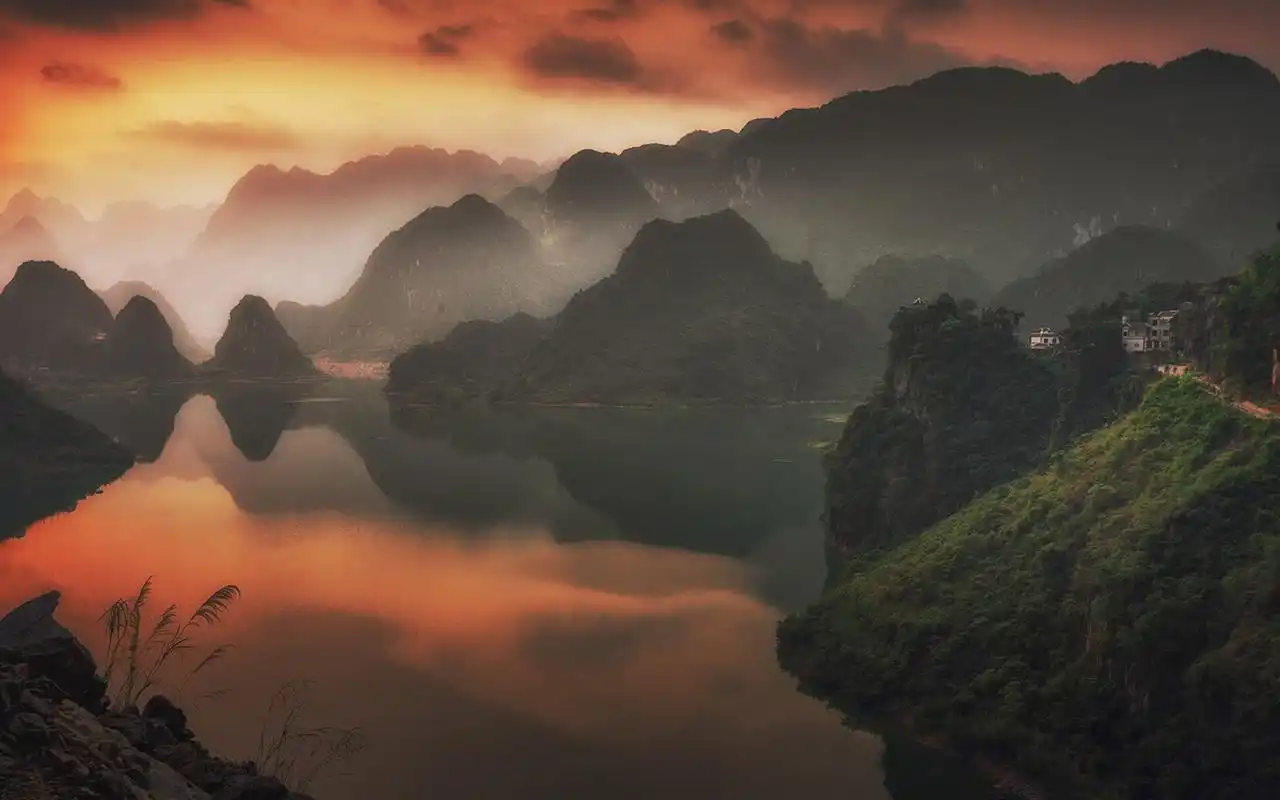 唯美大自然山河风景图片高清壁纸