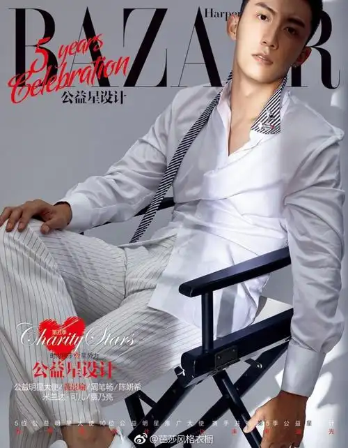 第五季 芭莎公益星设计明星大使 黄景瑜