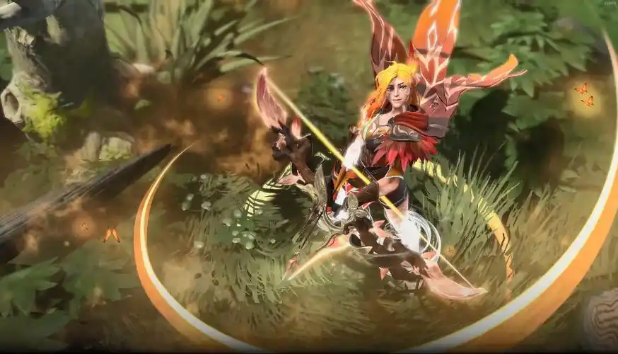 wallpaperenginedota2风行者至宝红色版动态壁纸