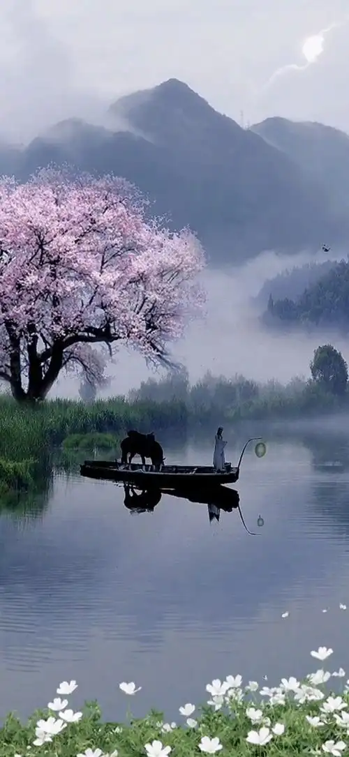 看山是山看水是水岁月轮回带不走心如止水每个人的世界都是自己给的你