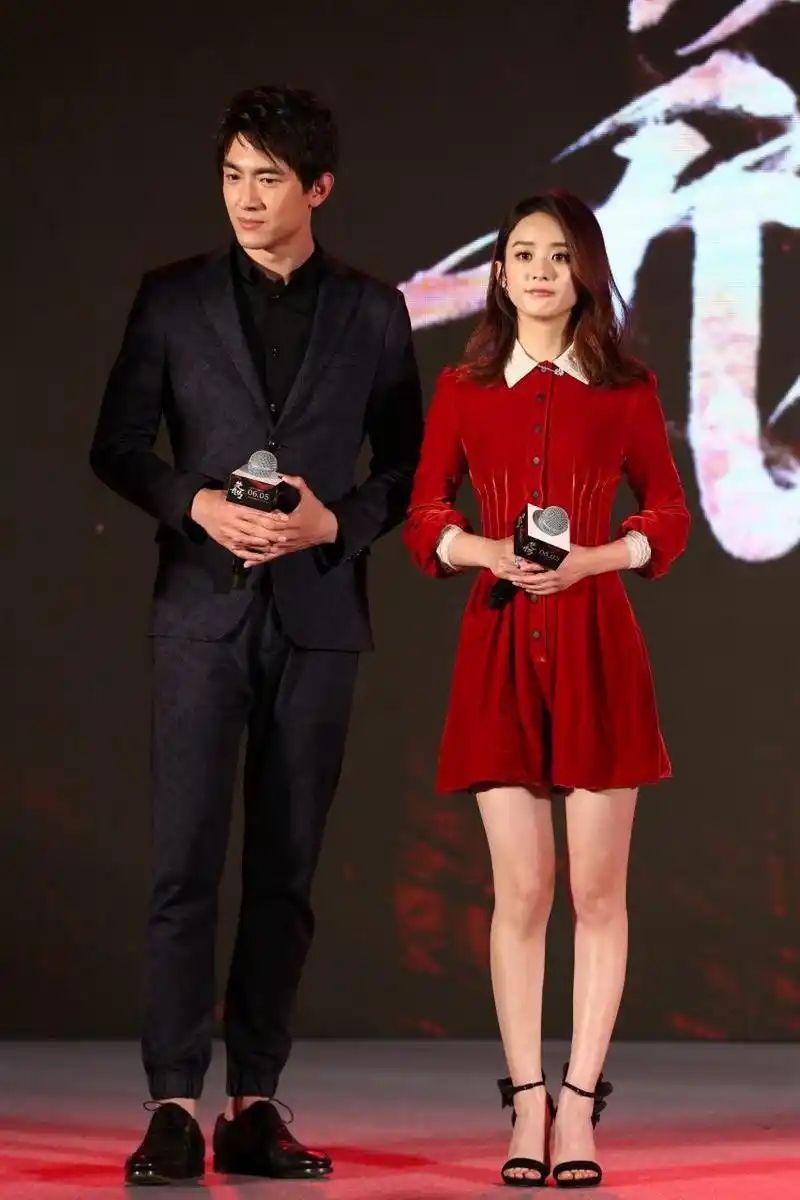 不论是正面看,还是侧面看,赵丽颖和林更新,都是cp感满满啊!