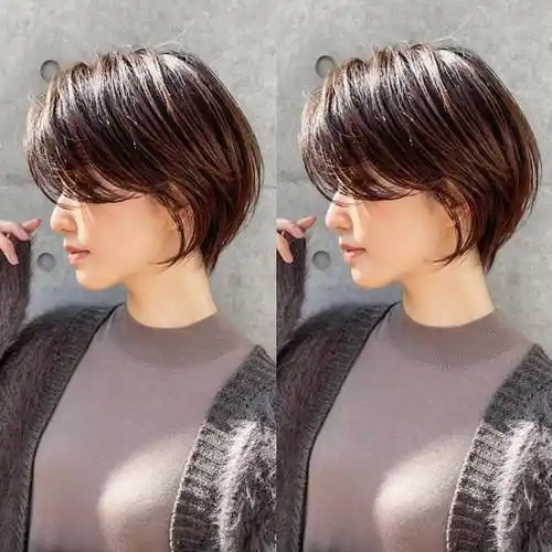 当下流行发型之美:短发带层次,蓬松且有线条感