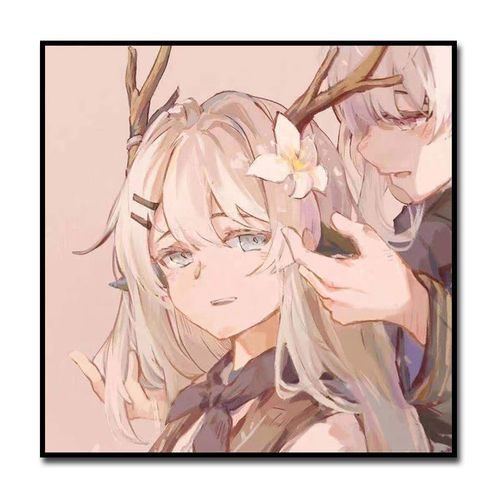 光遇 游戏角色情侣款头像diy数字油画手工涂色填充绘画装饰挂画