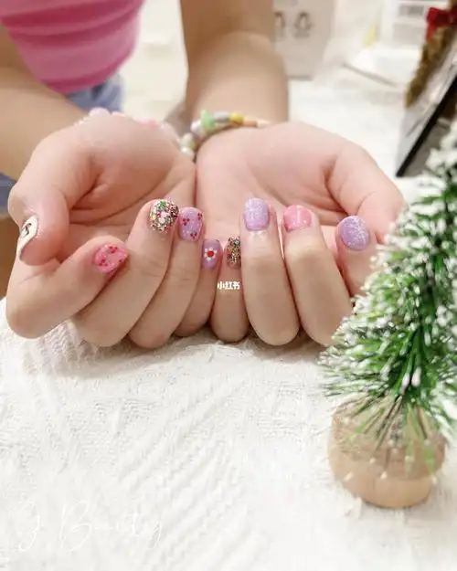 女孩美甲  #小可爱  #小孩美甲  #可爱美甲