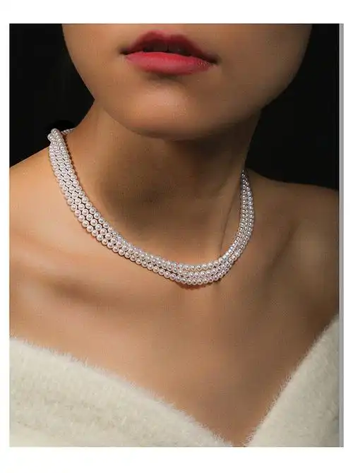 kaykelly/kaykelly 天然海水akoya珍珠项链