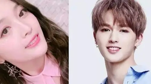 谁注意到朱正廷假发的这个秘密初恋女友是吴宣仪2人接吻照曝光