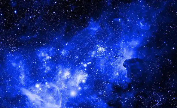 蓝色星空宇宙星空唯美星空图片