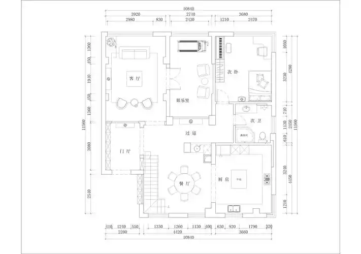 东方一品300平方米现代风格装修户型图东方一品300平方米现代风格装修