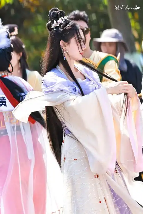 杨颖cos的七仙女##杨颖奔跑吧古装造型路透