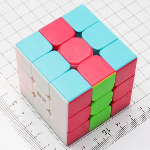 奇艺三阶魔方初学者儿童3阶勇士w升级版比赛专用速拧顺滑益智玩具