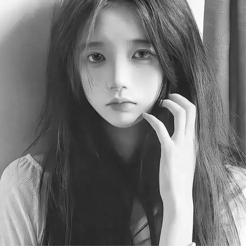 头像黑白图片2023最火爆女生伤感