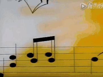 音符在逃跑过程中骑的"马"其实是四个连在一起的八分音符在这脑洞大开