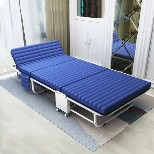 国产182*80cm 单人折叠床 蓝色(单位:张)