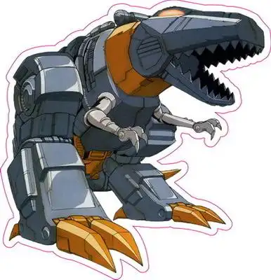 3m防水 机械恐龙钢索 大号行李箱贴卡通贴滑板贴沙发墙贴纸b012