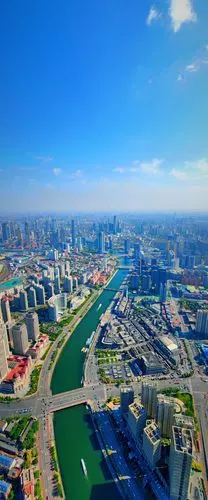 航拍天津照片100张