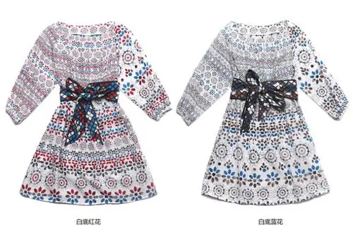 peacebird太平鸟 秋季新品 时尚女装collection拼花形收腰连衣裙al10