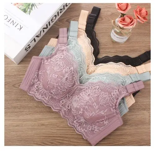 御帛新款透气薄杯文胸胖mm大胸显小75-100bcde全罩杯9021