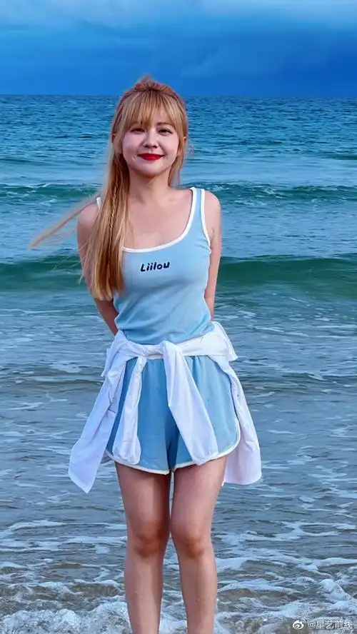 赖美云粉发掉成黄发##赖美云黄头发