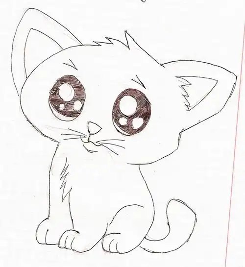 卡通素描图片(美丽的动漫图片素描) - 赤虎壹号