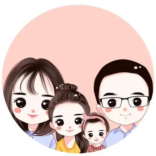 漫画头像,一家三口,四口,五口头像设计,有你喜欢的吗?