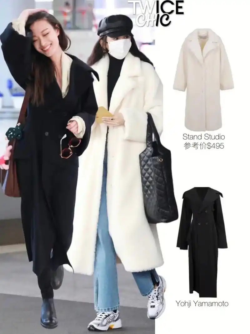 过得去真·街拍这关,才是真·实穿好大衣!来自18位女明星冬日 - 抖音