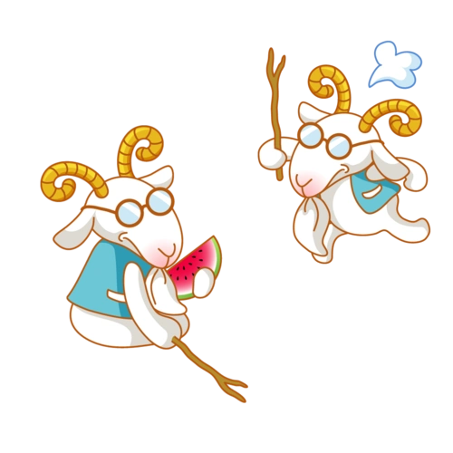 卡通老山羊图片