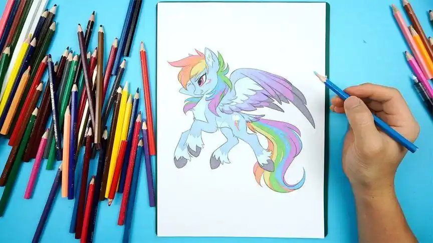 临摹小马宝莉人物,云宝简笔画-母婴亲子视频-搜狐视频